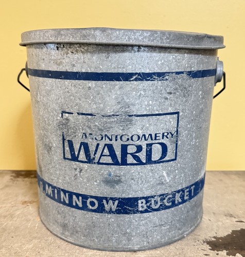 Vintage minnow bucket - minnow,