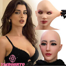 Realistic Silicone Female Face