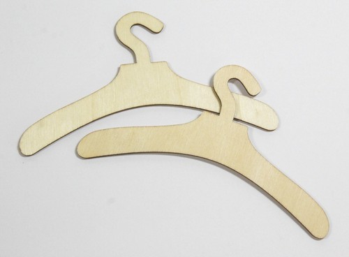 Wooden hangers for doll - for,