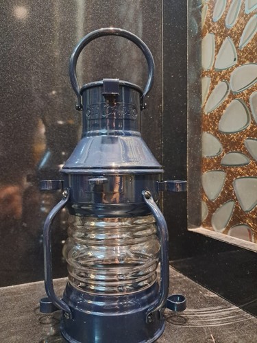 Antique maritime ship lantern - maritime,