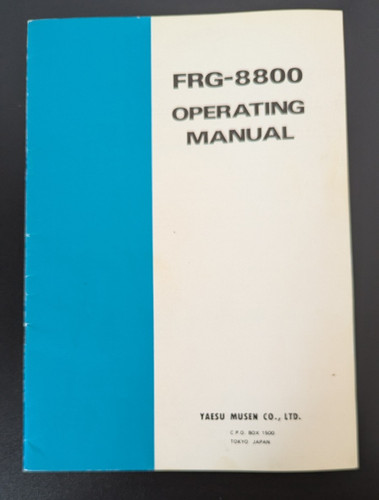 Yaesu frg 8800 operating - yaesu,