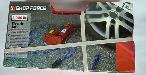 Shop force 2000lb portable - 2000lb, 12v