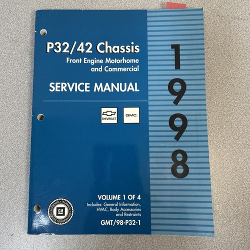 1998 chevrolet p32 chassis - 1998, p32/42