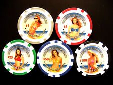 us.5 BIKINI WATCHERS CLUB*SPECIAL EDITION*Poker Gambler & Collector Chip (#35)