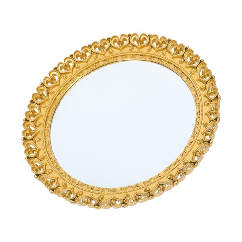 Round mirror tray - round, 12''