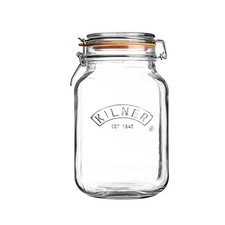 Kilner Clip Top Jar Square 1.5