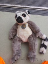 Ring Tailed Lemur Leosco Collection Dowman Soft Toy Plush Comforter large 
