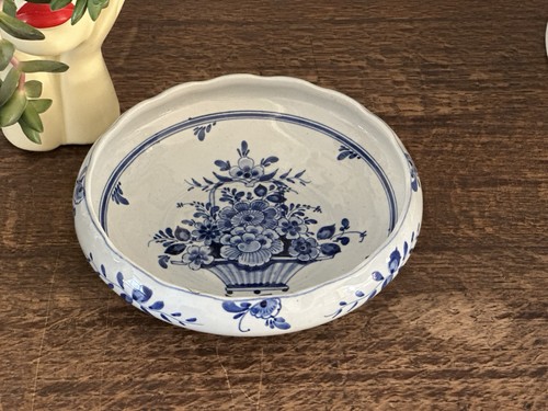 Vintage delft blue hand - blue,