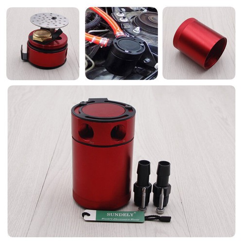 Red aluminum compact - red,