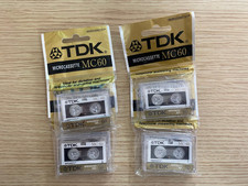4 PACK TDK MC-60 60 MINUTE