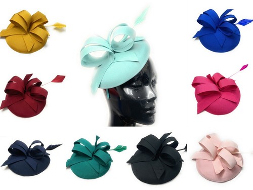 Sinamay fabric pillbox hat - pillbox,