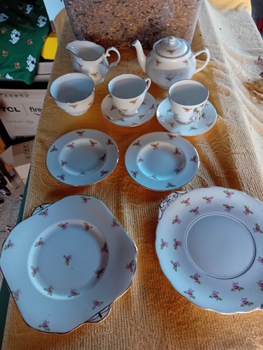 Vintage china tea for two - vintage,