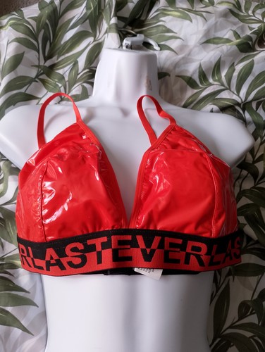 Bra pvc red brand - xl,