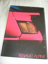 Renault Alpine range brochure