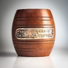 HMS Warspite Teak Souvenir