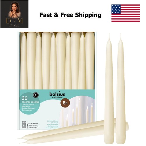 Long household ivory taper - long,