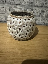 Two Tone Speckled Ceramic Pot