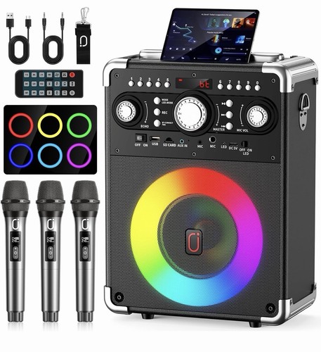 Karaoke machine with - machine,