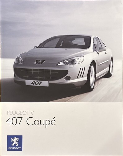 Peugeot 407 coupe brochure - 407,