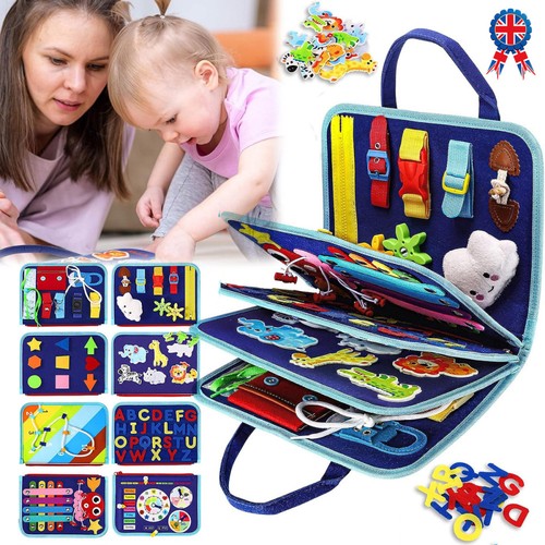 Montessori busy board sensory - montessori,