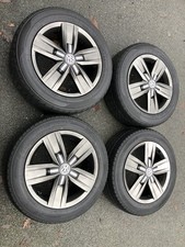 VW Transporter T5/T6 Genuine 17” Davenport Alloys Wheels.&  Tyres 5-6mm tread 