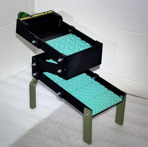 Gold magnet tower sluice box - tower,
