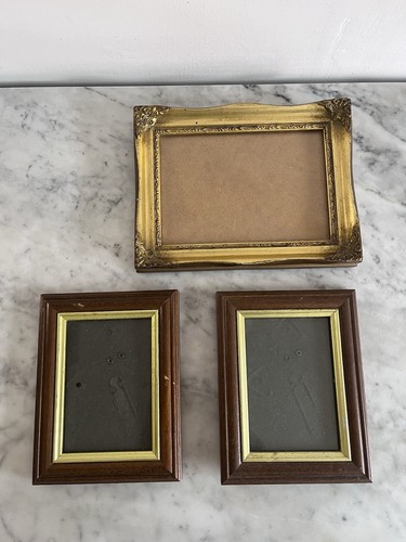 Vintage wood picture frames - vintage,