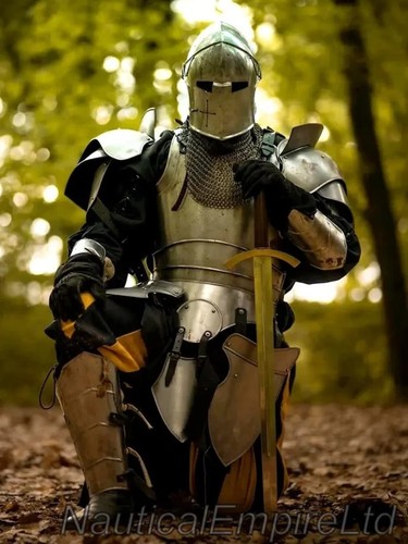Medieval barbuta knight full - medieval,