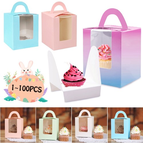 Single cupcake boxes - single, cake