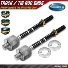 2x Inner Tie Rod Ends Front for Mini Cooper S One R50 R53 R52 01-06 32116777521