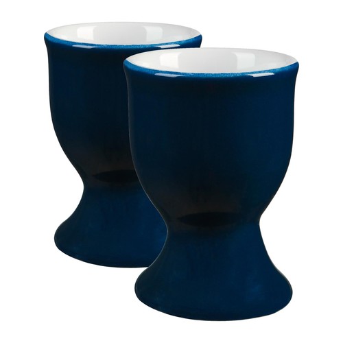 Coloured ceramic egg cups - coloured,