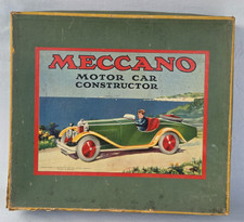 Rare Original Meccano Motor Car Constructor EMPTY CARDBOARD BOX (playworn)