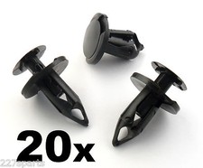 20x ATV Fender Clips- Quad Trim Cover Clip Honda TRX Foreman Kawasaki KFX Suzuki