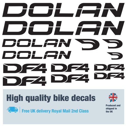 Dolan df4 bike - dolan, decals