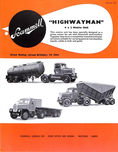 Scammell highwayman 4x2 motive - highwayman,
