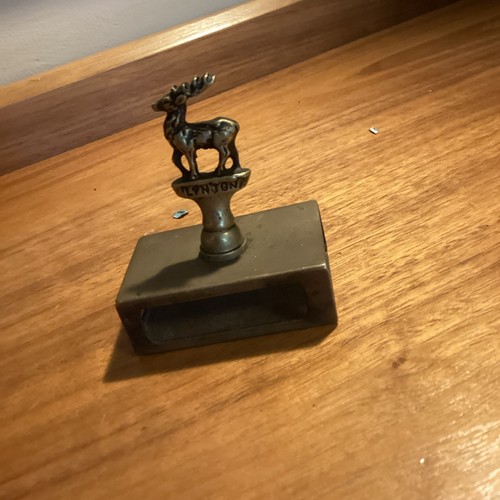 Antique brass lynton - brass, matchbox