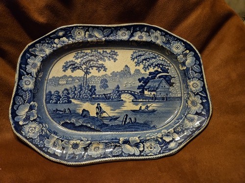 Antique staffordshire meat - antique,