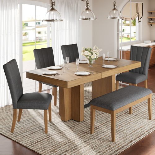 Farmhouse extendable wood - farmhouse,