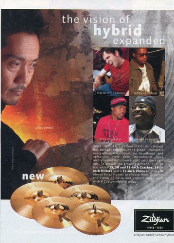 2008 print zildjian k - ad, of