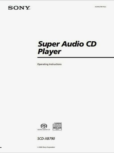 Sony scd xb790 super audio - scd-xb790,