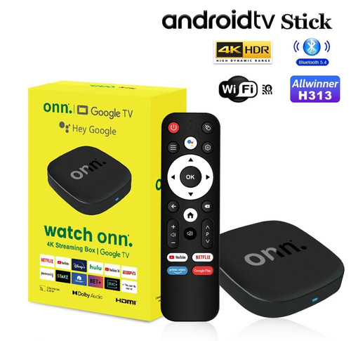 Onn android smart tv box - android,