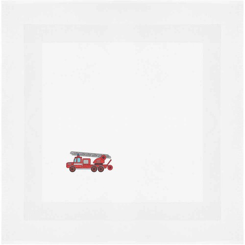 Red fire truck - fire, napkin
