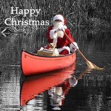 Father Christmas in a Canadian