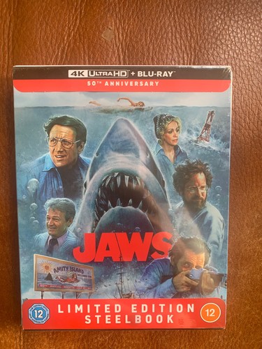 Jaws uhd blu ray - uhd, 50th