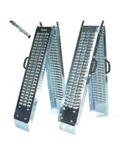 Quad Ramp 2 Steel Motorcycle Van Loading Motorbike Lawn Mower Heavy Duty NEW