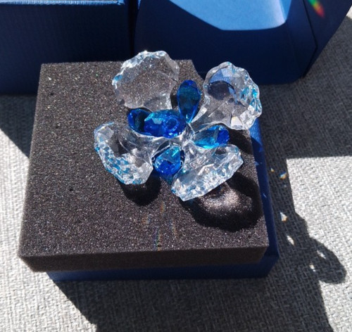 Swarovski crystal peacock - crystal,