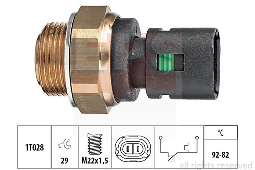 Temperature switch radiator - temperature,
