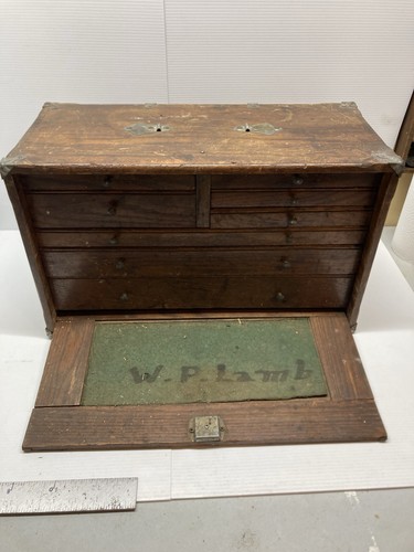 Antique vintage machinist oak - antique,