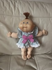 Cabbage Patch Kids Doll Mattel Baby Doll  1990s CPK Doll TLC Mattel Dress 