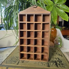 Vintage Wooden Thimble Curio